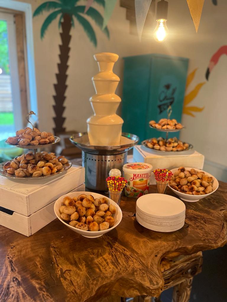 Майонезный соус с жаренными пельменями 